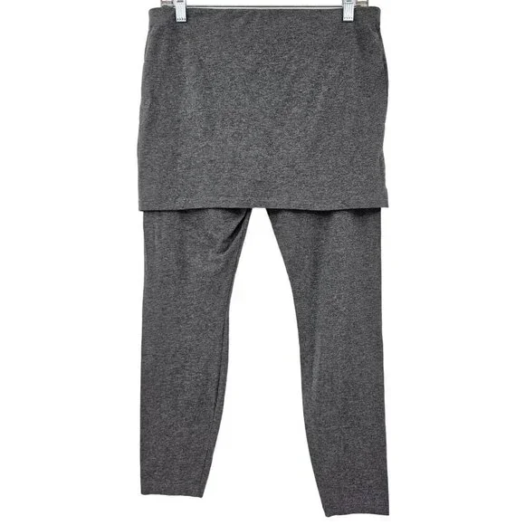 Cabi Skirted M'Leggings Skirted Leggings Heather Gray Women’s Size M Minimalist - Picture 3 of 10